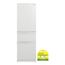 MITSUBISHI MR-CGX46EX-GWH-P 3 Doors Refrigerator(361L)(Energy Efficiency Class 3)